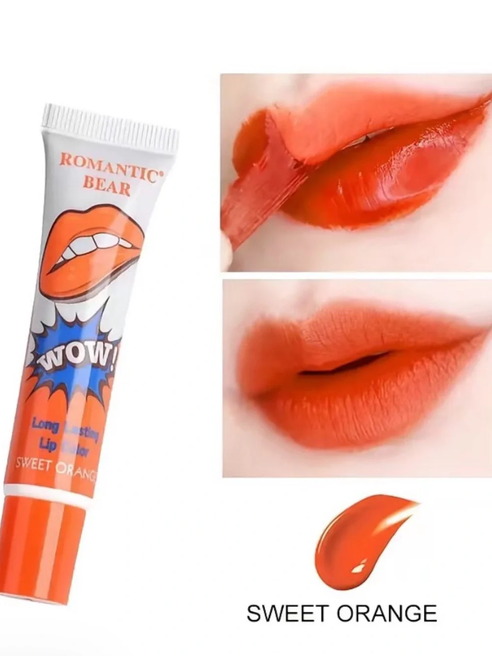WOW! Long-Lasting Lip Color — Pink, Hot Pink, Orange, Red Shades